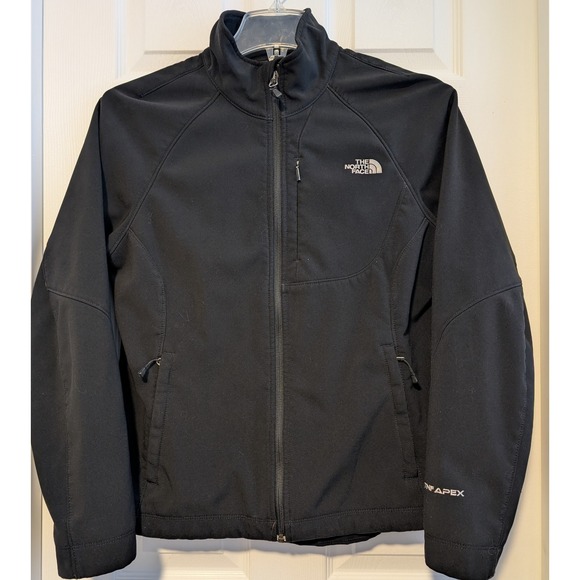 The North Face Jackets & Blazers - The North Face Apex Bionic Softshell Jacket Womens L Black Full Zip w/Flaws